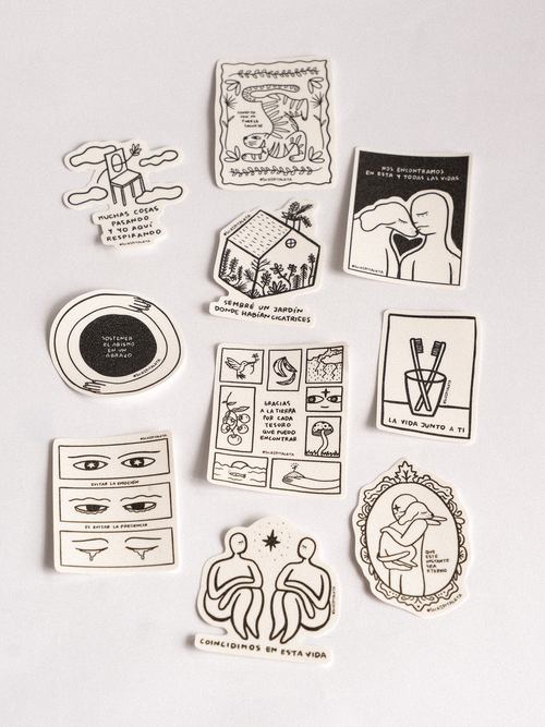 Pack x10 stickers
